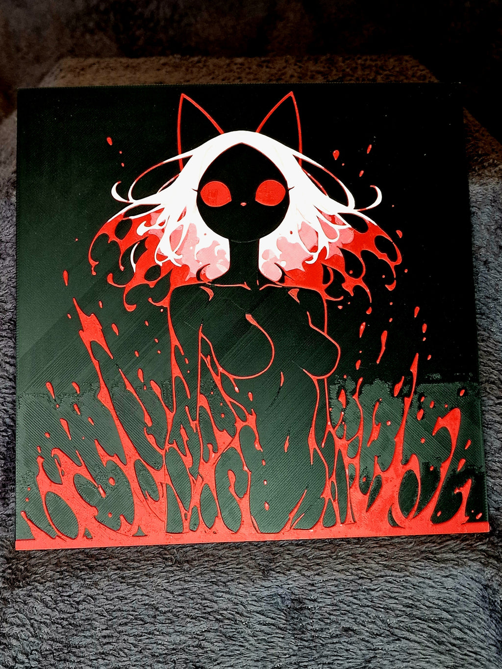 Spectre Écarlate – Tableau 3D Hueforge