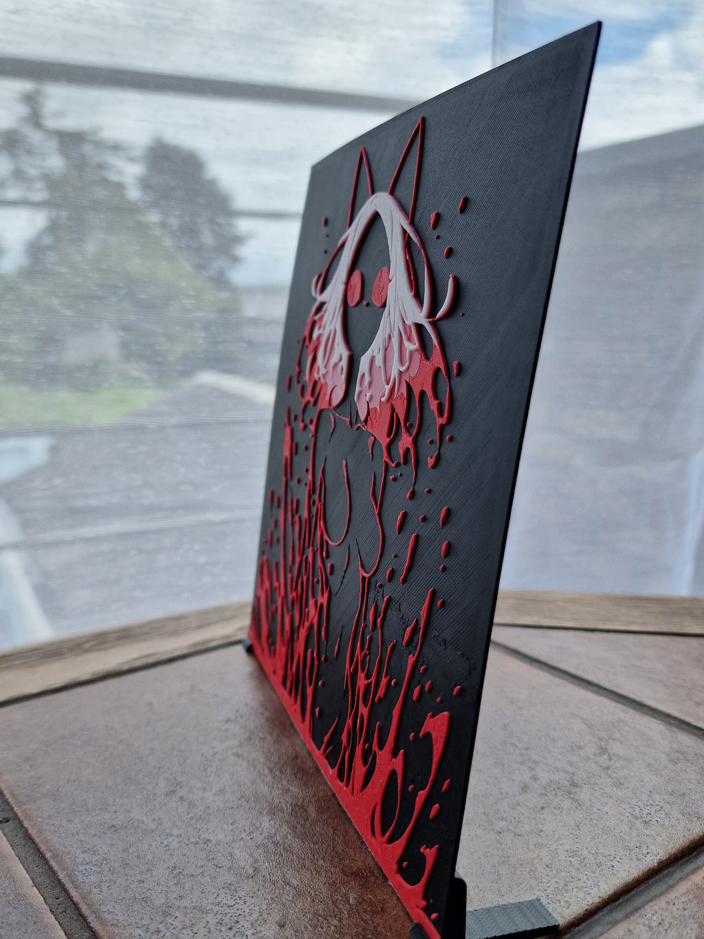 Spectre Écarlate – Tableau 3D Hueforge