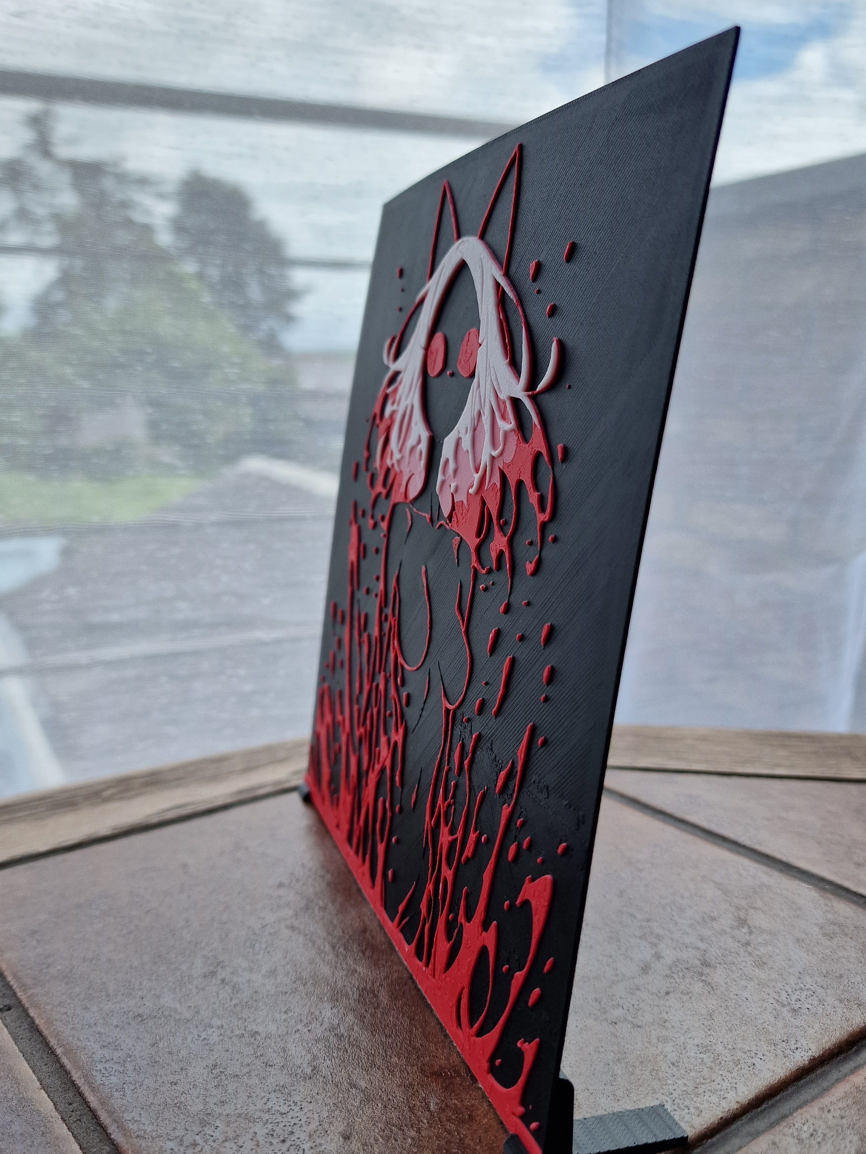 Spectre Écarlate – Tableau 3D Hueforge