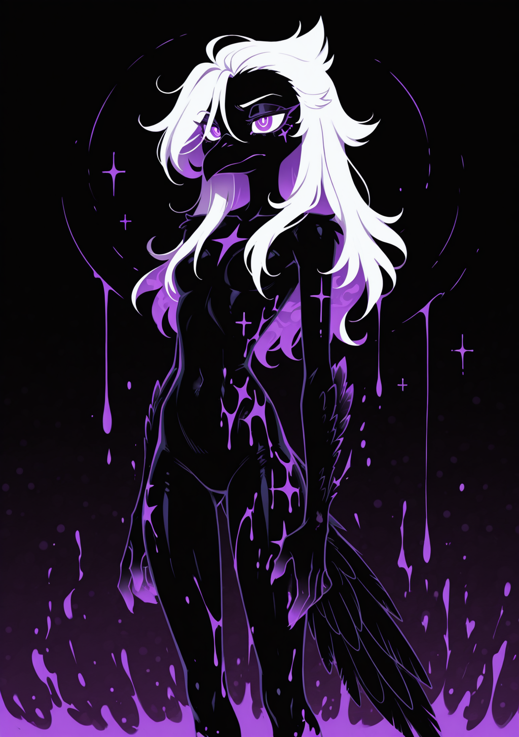 Augure violet – Corbeau