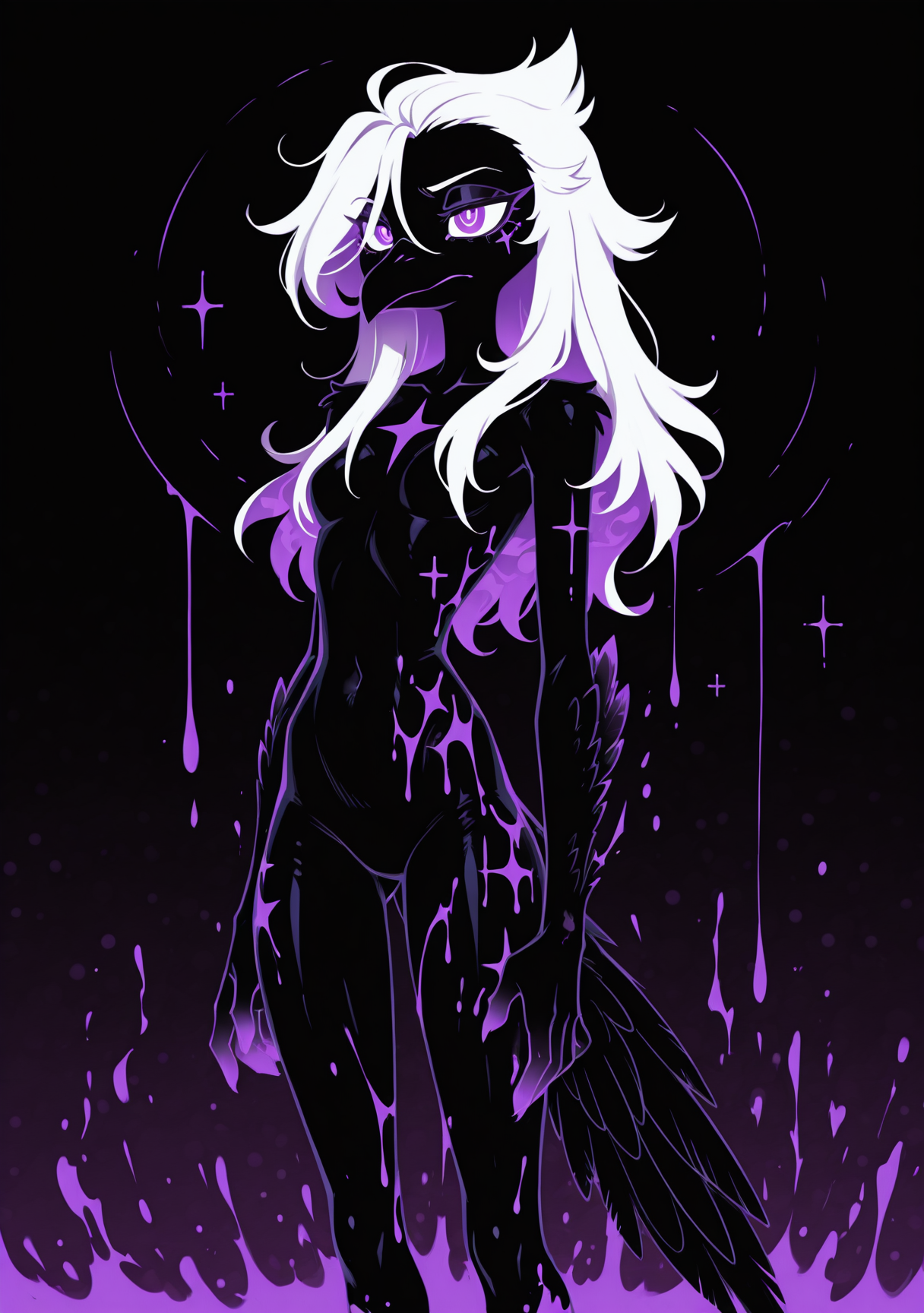 Augure violet – Corbeau