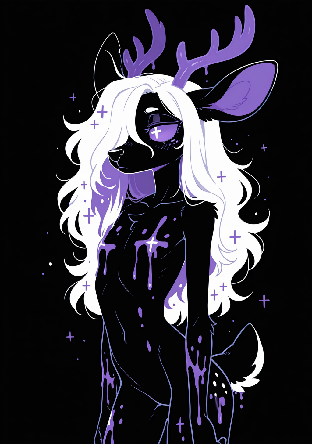 Bois violets – Biche astrale