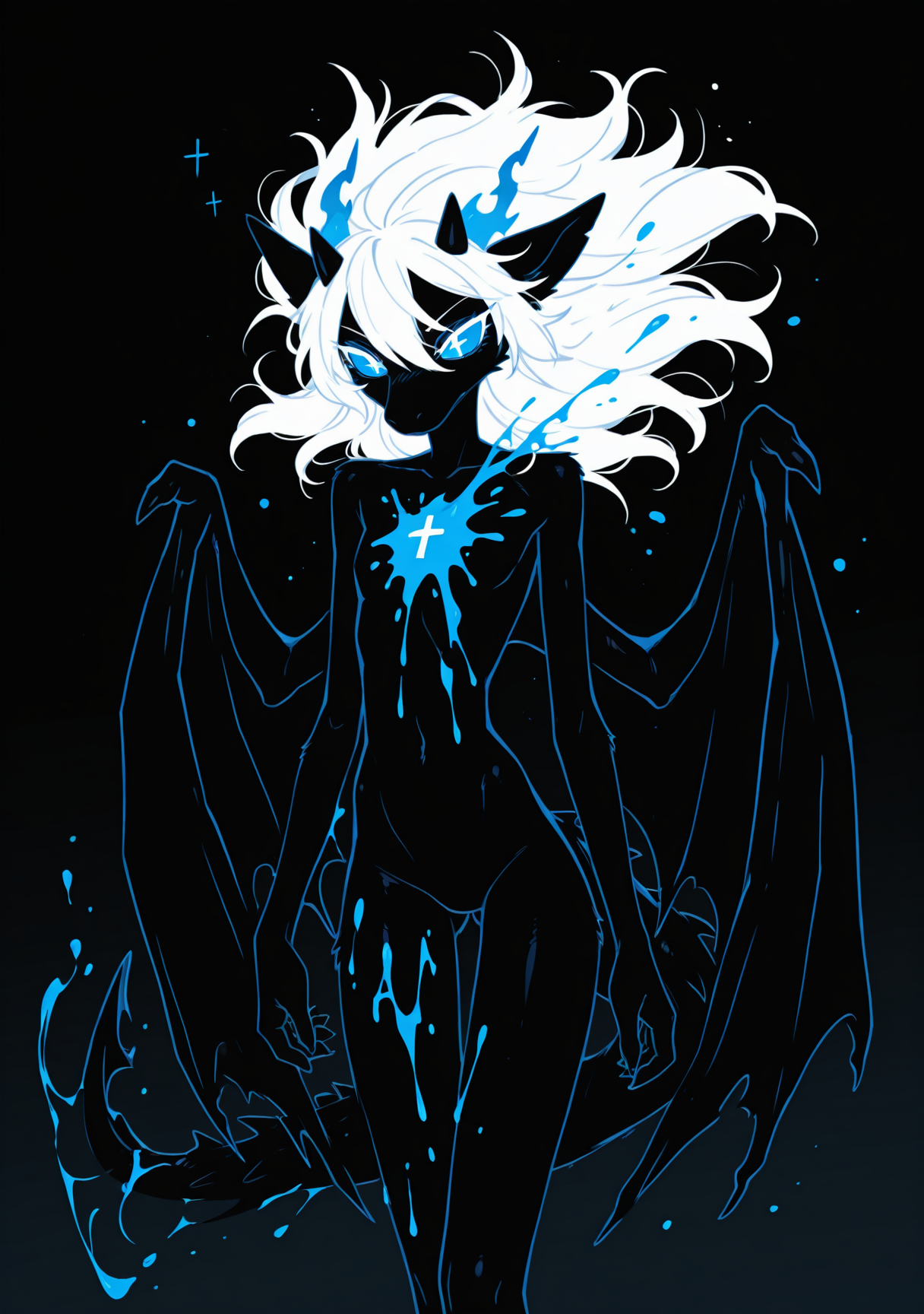 Éclat azur – Dragonne ailée